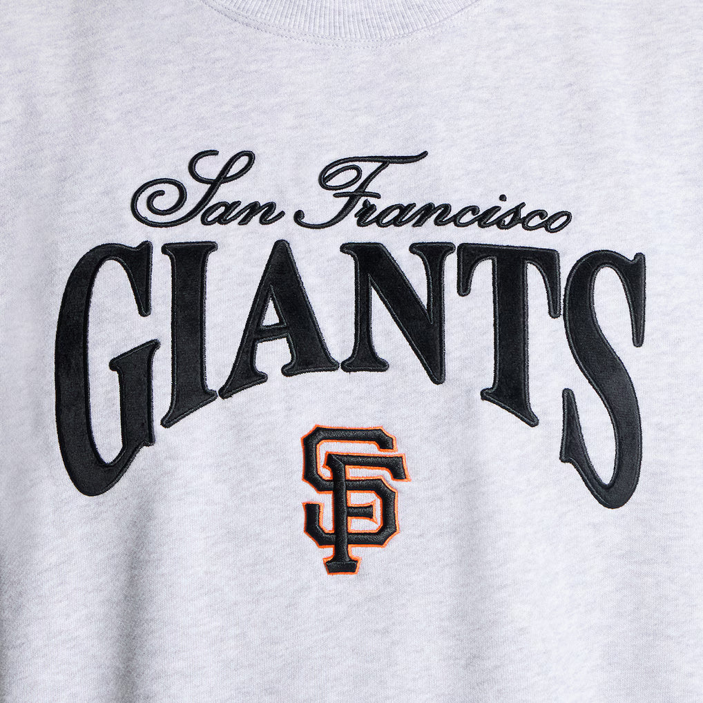Men's San Francisco Giants lululemon Heathered Core Ultra Light Grey Steady State Sweatshirt