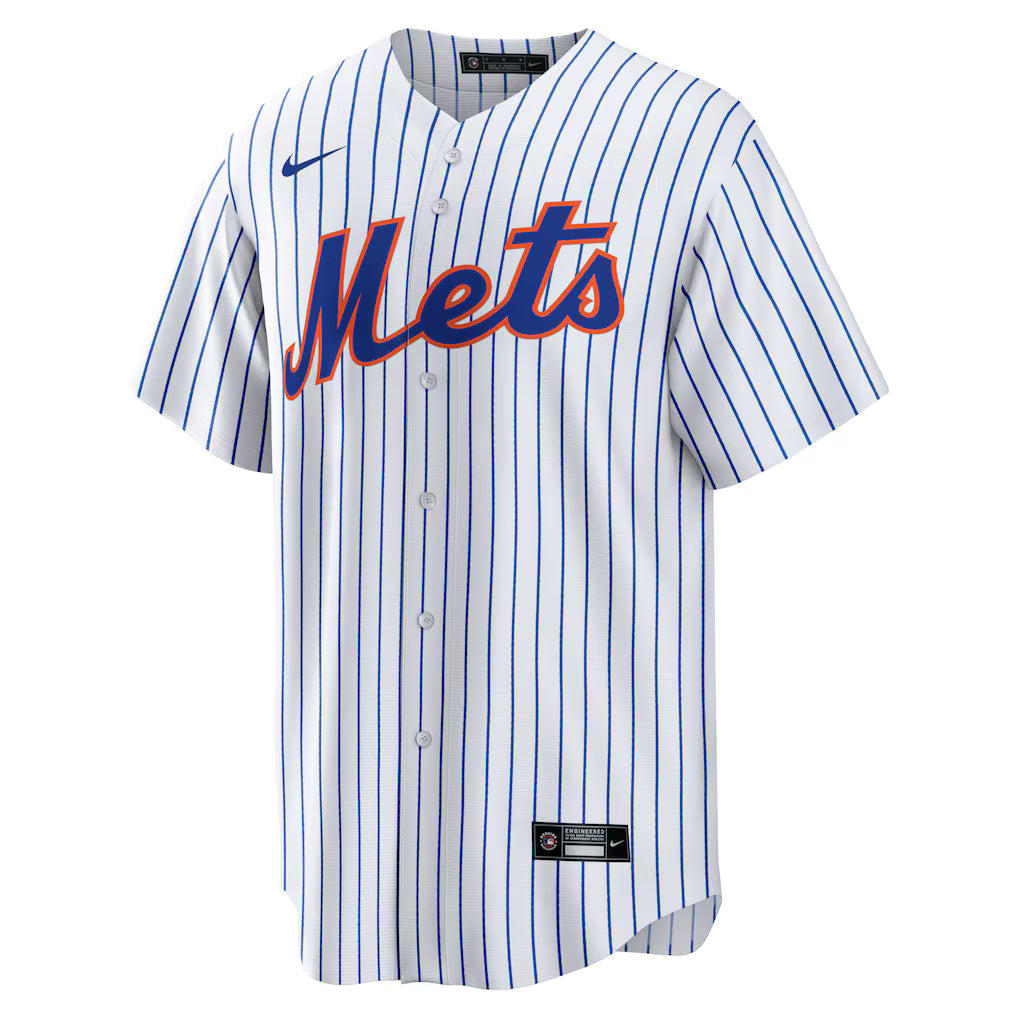 Men's New York Mets Pete Alonso White Home Replica Player Name Jersey